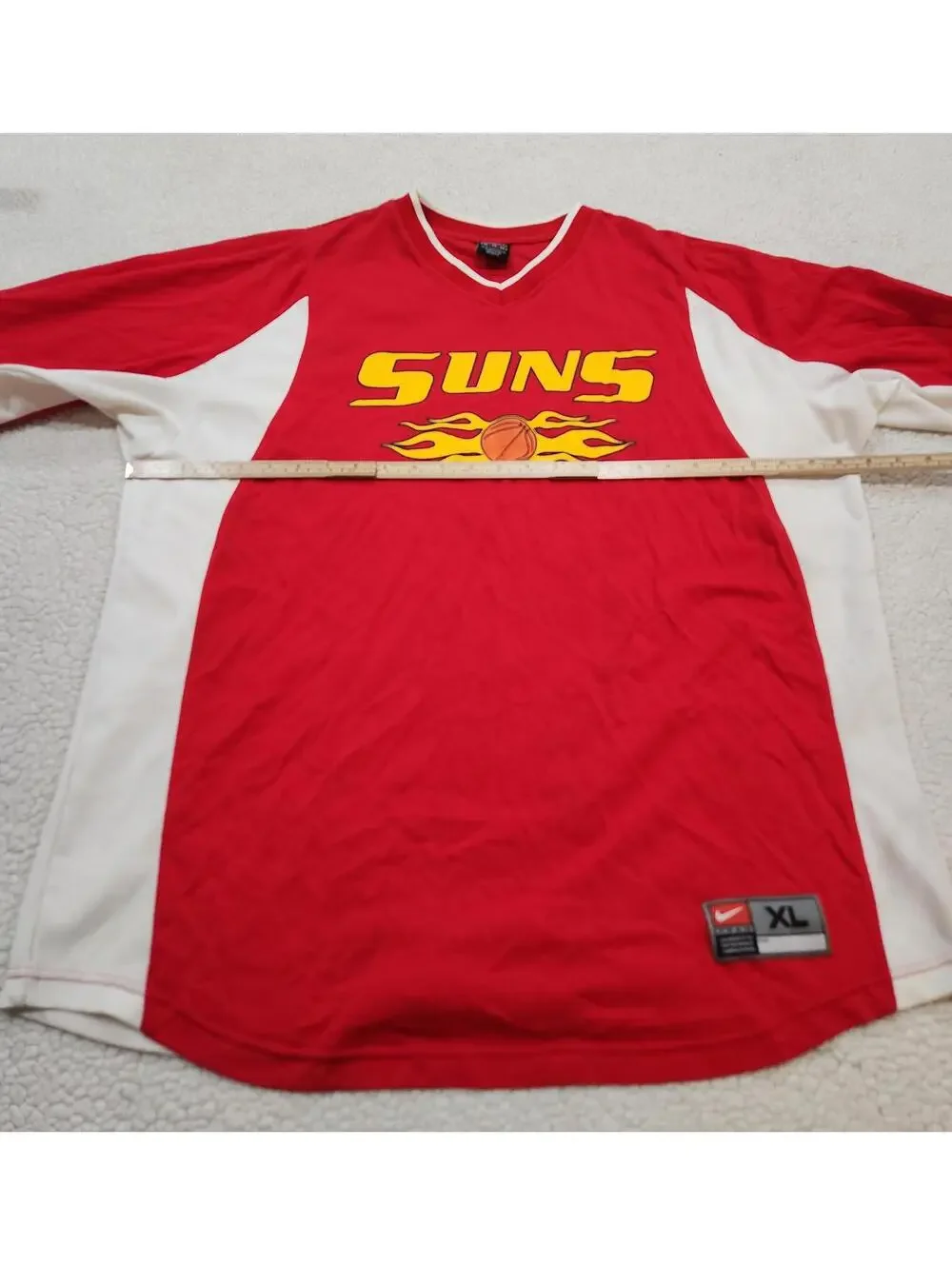 Vintage Nike Phoenix Suns Long Sleeve Jersey #32 Size XL 1990's Y2K